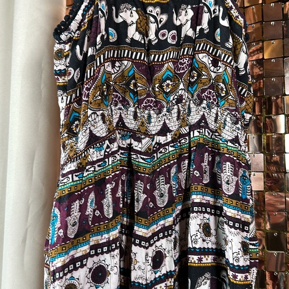 Bluenotes Multicolour Paisley Elephant Print Jumpsuit Size XS P2P 14-15” - Picture 12 of 12